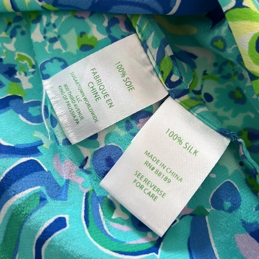 Lilly Pulitzer Silk Top (XS) - Picture 6 of 10